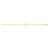 14k Yellow Gold 5 1/2 inch Childrens Bracelet with Cross (1.00 mm)