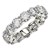 Round Cut Lab Grown Diamond Eternity Ring in 14k White Gold (6 cttw FG/VS2)