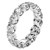 Round Cut Lab Grown Diamond Eternity Ring in 14k White Gold (6 cttw FG/VS2)