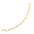 Long and Short Link Figaro Design Bracelet in 14k Two-Tone Gold (10.00 mm)