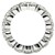 Round Cut Lab Grown Diamond Eternity Ring in 14k White Gold (5 cttw FG/VS2)