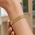 Flexible Panther 9.0mm Line Bracelet in 14k Yellow Gold (9.00 mm)