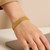 Flexible Panther 9.0mm Line Bracelet in 14k Yellow Gold (9.00 mm)