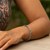 Simple Rhodium Plated Bracelet in Sterling Silver (6.70 mm)