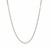 Gourmette Chain in 10k White Gold (1.40 mm)