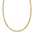 14K Yellow Gold Square Byzantine Chain Necklace (2.00 mm)