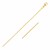 Round Cable Link Chain in 14k Yellow Gold (1.5 mm)
