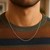 Round Cable Link Chain in 14k Yellow Gold (1.5 mm)