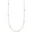 14K Rose Gold Diamonds by the Yard Necklace