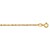 14k Yellow Gold Machine Rope Chain (1.10 mm)