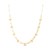 14k Yellow Gold Beaded U Link Chain Necklace