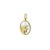 14K Yellow Gold Fish MOP Charm Pendant