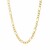 Solid Figaro Chain in 10K Yellow Gold (3.70 mm)