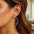 Classic Hoop Earrings in 14k White Gold (2x50mm)