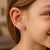 Faceted White Cubic Zirconia Stud Earrings in Sterling Silver(3mm)