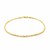 Solid Diamond Cut Rope Bracelet in 10k Yellow Gold  (1.80 mm)