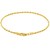 Solid Diamond Cut Rope Bracelet in 10k Yellow Gold  (1.80 mm)