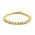 Semi Solid Miami Cuban Bracelet in 10k Yellow Gold  (7.20 mm)