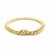 Semi Solid Miami Cuban Bracelet in 10k Yellow Gold  (7.20 mm)