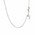 Adjustable Cable Chain in 14k White Gold (1.10 mm)