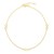 10K Yellow Gold Infinity Anklet