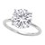 5 Carat Round Lab Grown IGI G/VS1 Diamond Solitaire Ring in 10K White Gold