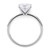 3 Carat Round Lab Grown IGI G/VS1 Diamond Solitaire Ring in 14K White Gold