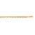 Heart Anklet in 14k Yellow Gold (3.3 mm)