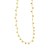 14K Yellow Gold Necklace with Dangling Stars