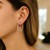 Classic Hoop Earrings in 10k White Gold (2x30mm)