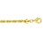Solid Diamond Cut Rope Bracelet in 10k Yellow Gold  (5.00 mm)