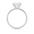 5 Carat Radiant Lab Grown IGI G/VS1 Diamond Solitaire Ring in 10K White Gold