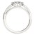 Round Two Stone Diamond Ring 14k White Gold (5/8 cttw)