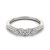 Round Two Stone Diamond Ring 14k White Gold (5/8 cttw)