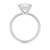 5 Carat Princess Lab Grown IGI G/VS1 Diamond Solitaire Ring in 14K White Gold