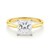 3 Carat Princess Lab Grown IGI G/VS1 Diamond Solitaire Ring in 10K Yellow Gold