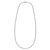Sterling Silver Rhodium Plated CZ Tennis Necklace