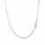 Round Snake Chain in 14k White Gold (0.9 mm)