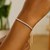 Adjustable Tennis Style Bracelet with Cubic Zirconia in Sterling Silver (5.10 mm)