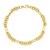 14K Yellow Gold Five And One Paperclip Link Chain Bracelet