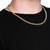 Semi Solid Miami Cuban Chain in 10k Yellow Gold (6.10 mm)