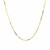 Classic Box Chain in 18k Yellow Gold (0.85 mm)