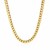 Miami Cuban Semi Solid Chain in 10k Yellow Gold (4.50 mm)