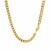 Miami Cuban Semi Solid Chain in 10k Yellow Gold (4.50 mm)