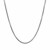 Solid Round Box Chain in 14k White Gold (1.60 mm)