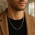 Solid Round Box Chain in 14k White Gold (1.6 mm)