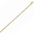 14k Yellow Gold Machine Rope Chain (1.10 mm)