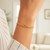 14K Yellow Gold Citrine Curb Chain Bracelet (3.60 mm)