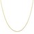 Thin Round Omega Necklace in 14k Yellow Gold