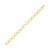 Textured Oval Link Bracelet in 14k Two-Tone Gold (6.35 mm)